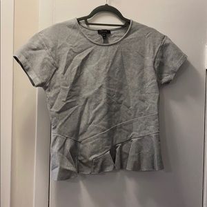 Grey J Crew top